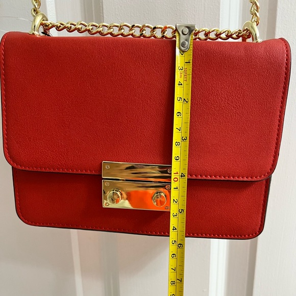 BCBGeneration Fiery red orange crossbody bag - Picture 12 of 16